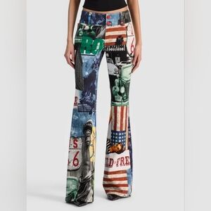 Alice + Olivia KAI LOW RISE PRINTED JEAN